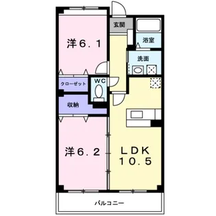 アンダンテ【1階】の間取り