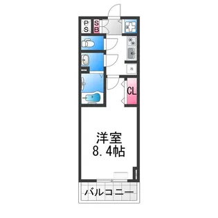 S−RESIDENCE堺浜寺axial【2階】の間取り
