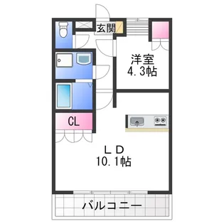 グレイス ヒル・アート【1階】の間取り