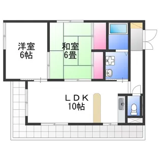 サンライフマンション【3階】の間取り