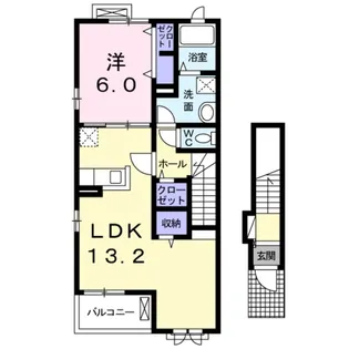 Maison ふじ【2階】の間取り