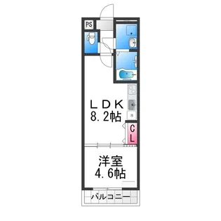 フジパレス堺鳳中Ⅰ番館【2階】の間取り