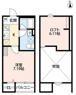 コンフォータス【1階】の間取り