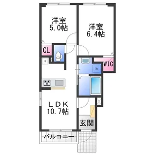 テナム プレッソ メゾン【1階】の間取り