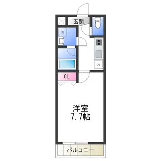 フジパレス初芝駅南Ⅱ番館【1階】の間取り