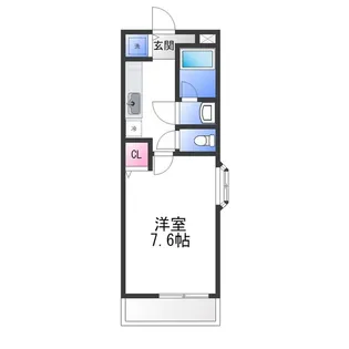 フィオーレ桑原【1階】の間取り