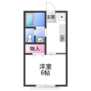 キャッスルⅡ【1階】の間取り