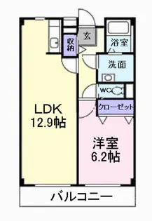 サングレイスⅠ【1階】の間取り