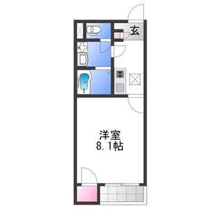 レオネクスト杉【1階】の間取り