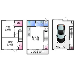 GH−Alivio FukaiBase【2階】の間取り