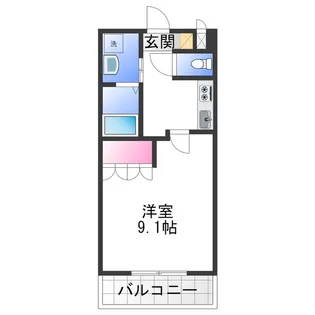 シャルマン桂【1階】の間取り