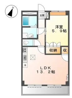 メルヴェール【2階】の間取り