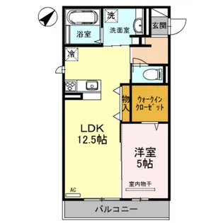 パラッツォ伏尾【2階】の間取り