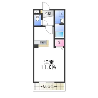 ノールヴィクトワール【1階】の間取り
