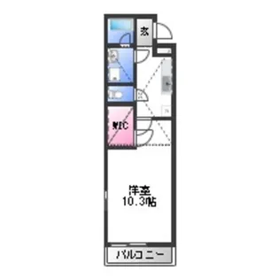 ハイブリッジ【1階】の間取り