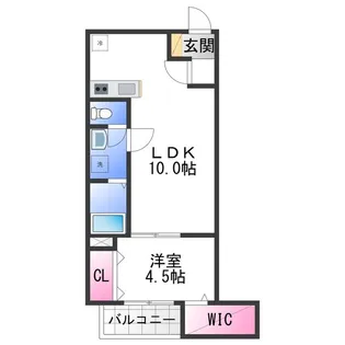 F+style高見の里2号館【2階】の間取り