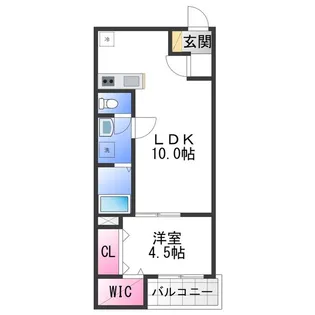 F+style高見の里2号館【1階】の間取り