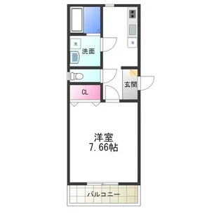 メゾン・ド・コリーヌ上野芝【2階】の間取り