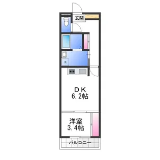 Smith堺【2階】の間取り