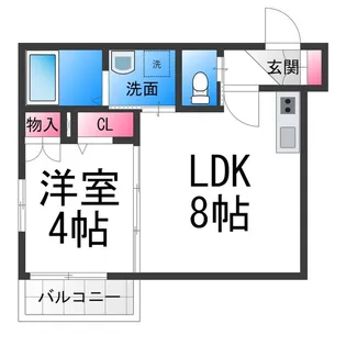 F ASECIA KANOA【3階】の間取り