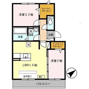 トレス ベイア【2階】の間取り