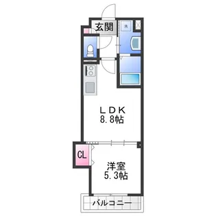 ラモーナ半田【3階】の間取り