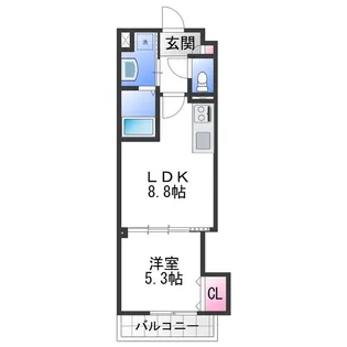 ラモーナ半田【3階】の間取り