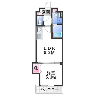 ラモーナ半田【2階】の間取り