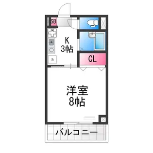 アネックス2号館【1階】の間取り
