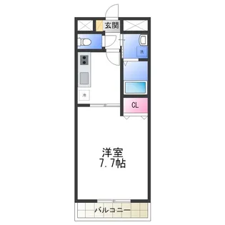 アンプルールクラージュ ノスタルジー【2階】の間取り