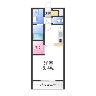 アンプルール 光明池【2階】の間取り