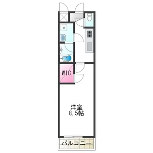 モンサント旭町【1階】の間取り