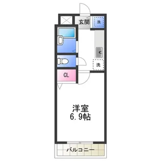 ラパス高倉台【1階】の間取り