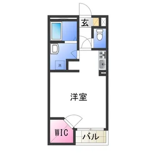 レオネクスト丹比多治井荘【1階】の間取り