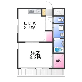 YF泉ヶ丘【2階】の間取り