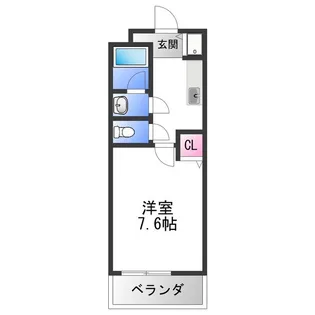 メリー・ヤード泉【2階】の間取り