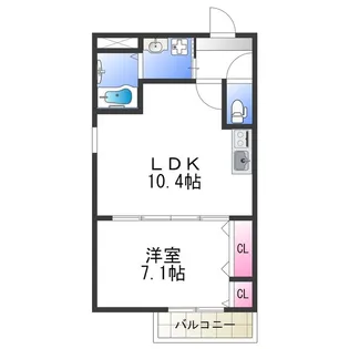 フジパレス堺諏訪森サウス【3階】の間取り