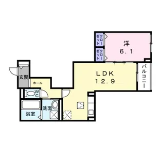 CASA SERENA【1階】の間取り