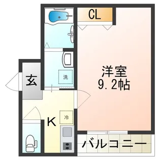 フジパレス聖ヶ丘【2階】の間取り