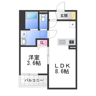 F+style西取石5号館【3階】の間取り
