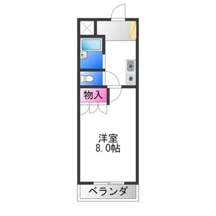 メゾンなか【3階】の間取り