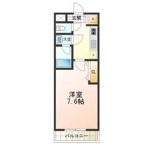 フジパレス楠町【1階】の間取り
