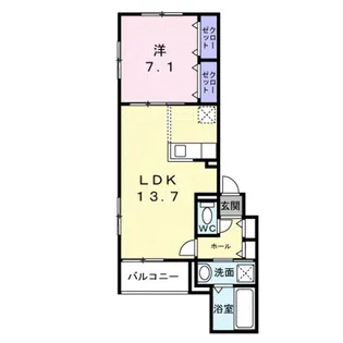 CASA SERENA【2階】の間取り