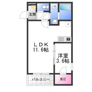 (仮称)ジーメゾン羽衣フェザー【3階】の間取り