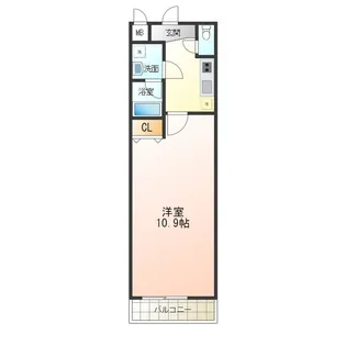 フジパレス津久野Ⅱ番館【1階】の間取り