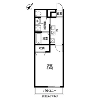 フロランス 東助松【2階】の間取り
