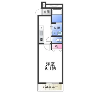 フジパレス浜寺石津西【2階】の間取り