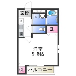 フジパレス東羽衣Ⅲ番館【1階】の間取り