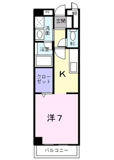 エレガンシア金剛【1階】の間取り