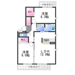 ファミーユ・M【3階】の間取り